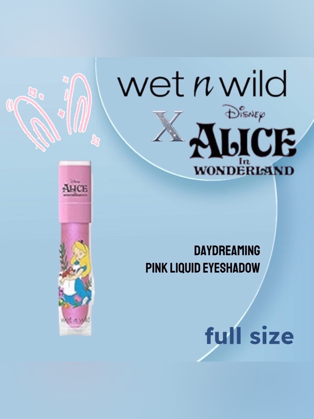 πΊπΈππ¦NIB WET N WILDx ALICE | FULL| Daydreaming Pink liquid Shimmer eyeshadow